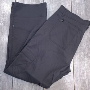 Prana Zion Cargo Pants Mens XXL x 32 Charcoal Gray Stretch Hiking Outdoor